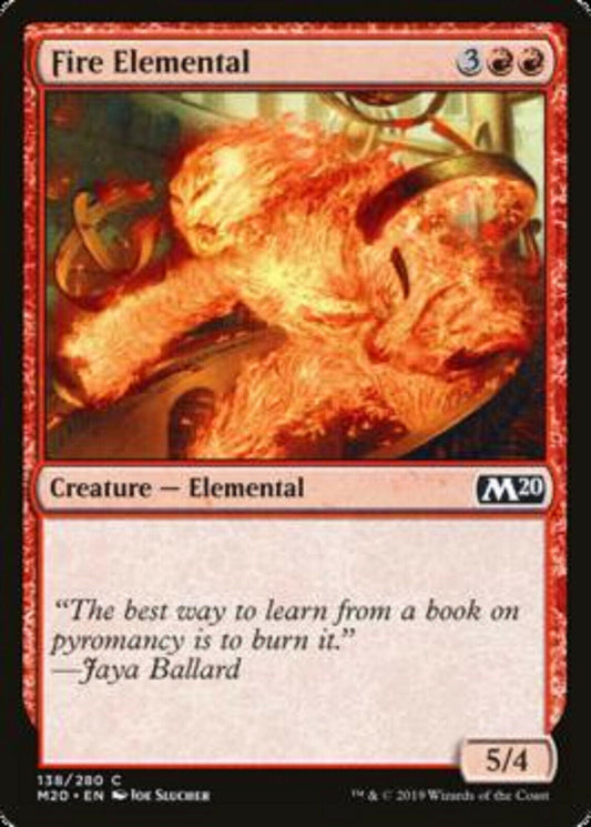 MTG MTG 4x Fire Elemental Core Set 2020 cards Magic The Gathering