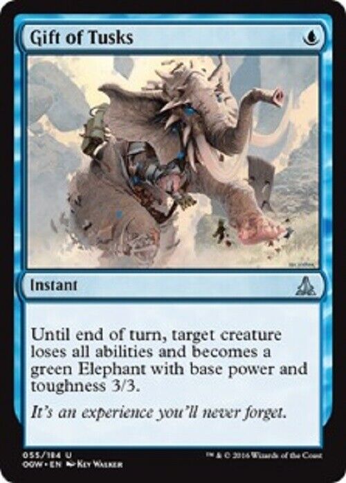 MTG MTG 1x Gift of Tusks Oath of the Gatewatch Card Magic The Gathering