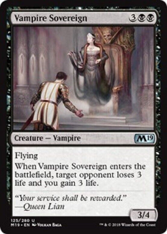 MTG MTG 1x Vampire Sovereign Core Set 2019 Card Magic The Gathering NM