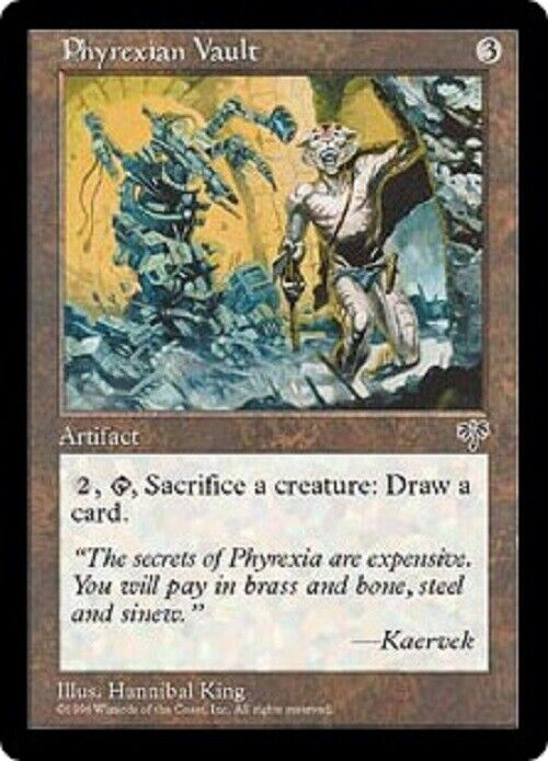 MTG MTG 1x Phyrexian Vault Mirage  Card Magic The Gathering Commander