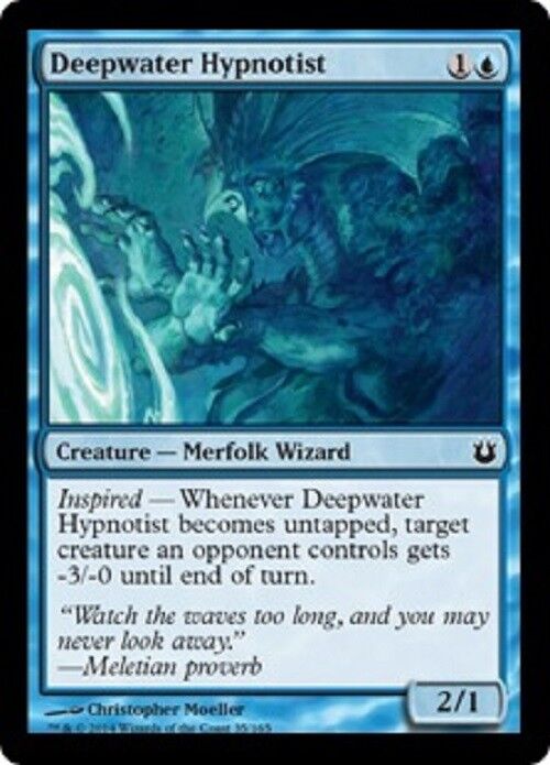 MTG 4x MTG Deepwater Hypnotist Born of the Gods Magic the GAthering Cards creature