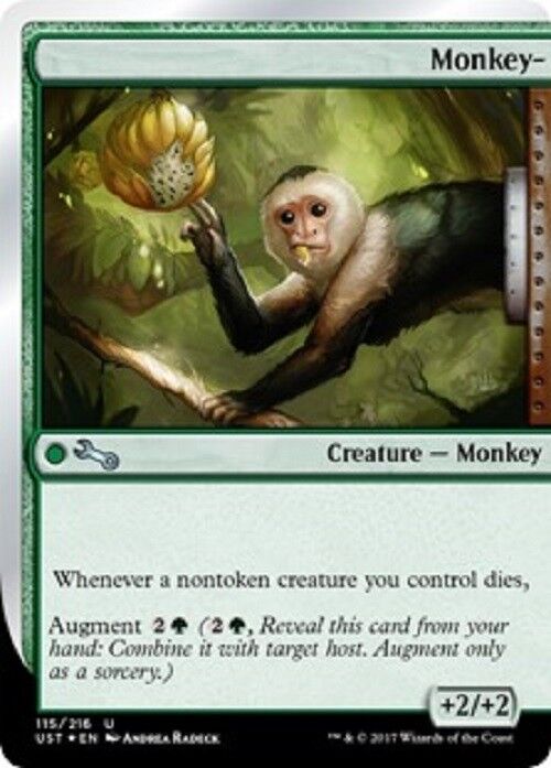 MTG MTG 2X Monkey-  NM Unstable cards Magic The Gathering