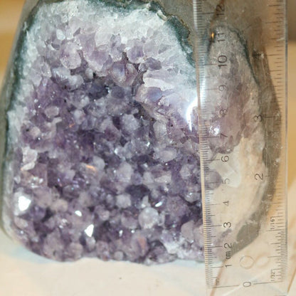 Raw Amethyst, Cathedral Amethyst, Geode Cluster, Perfect For Anxiety Relie