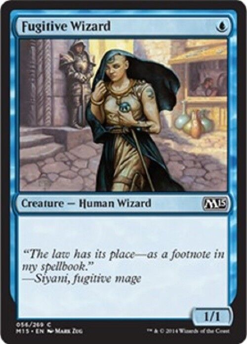 MTG MTG Fugitive Wizard 2015 Core Set X4 Magic the GAthering cards Fast Cast