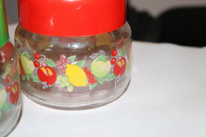 Legumes Piment Fleur Pot De Collection, Jar Bottle Cute Glass Vegetables Spice