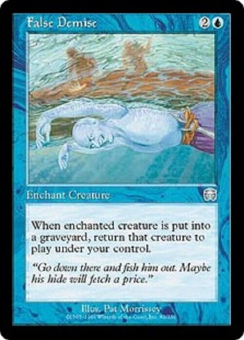 MTG MTG 1x  False Demise MM Mercadian Masques Card Magic The Gathering