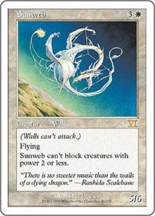 MTG 1x  Sunweb 6ED Classic Sixth Edition  Magic the Gathering MTG card