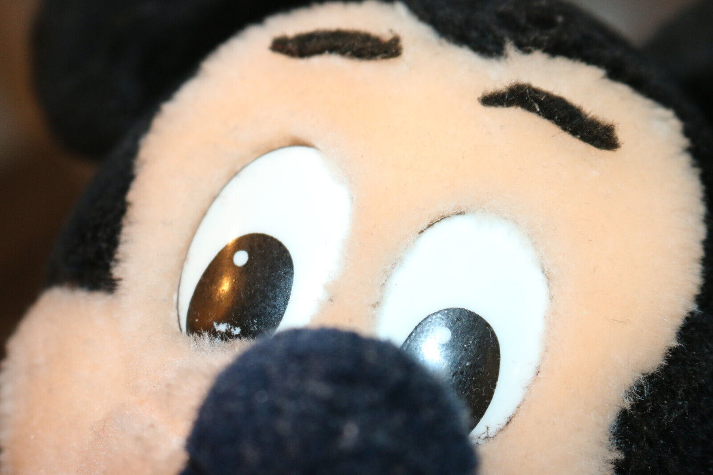 Vintage Large Toy Mickey Mouse Plush Made In Korea Disneyland Walt Disney World
