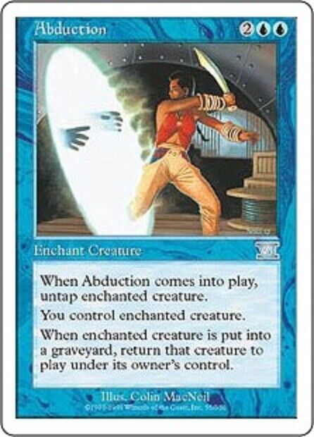 MTG Abduction Classic Sixth Edition  MTG Magic the gathering card 1x