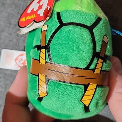 Tmnt Teenage Mutante Ninja Turtle Plush Leonardo 2017 Teen Ty'S W/ Tag