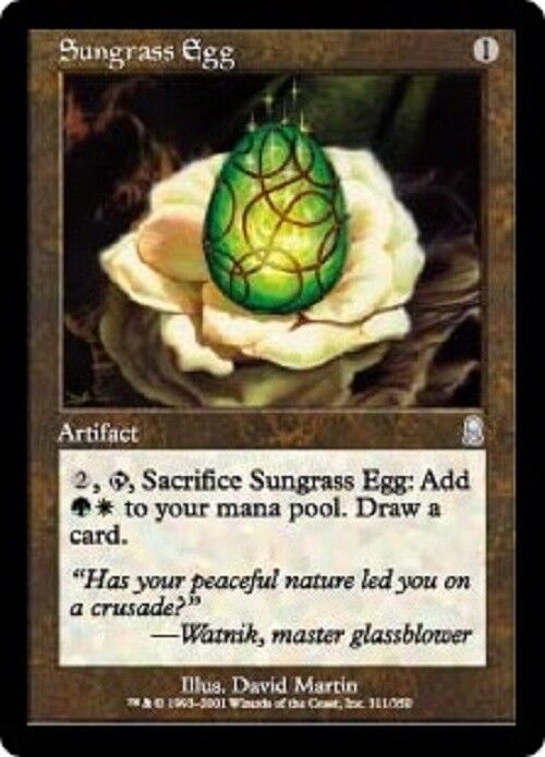 MTG MTG 1x Sungrass Egg Odyssey  card Magic The Gathering NM