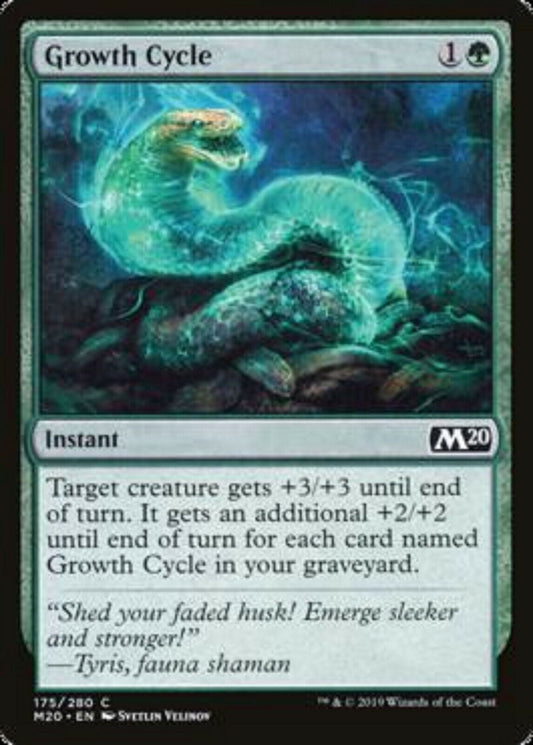 MTG MTG 4x Growth Cycle Core Set 2020 cards Magic The Gathering