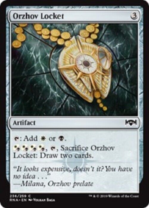 MTG MTG 4x Orzhov Locket Ravnica Allegiance Cards Magic The Gathering  NM