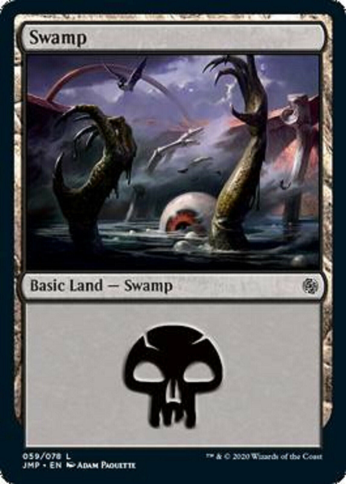 MTG MTG 1x Swamp 59 Jumpstart  the Gathering card
