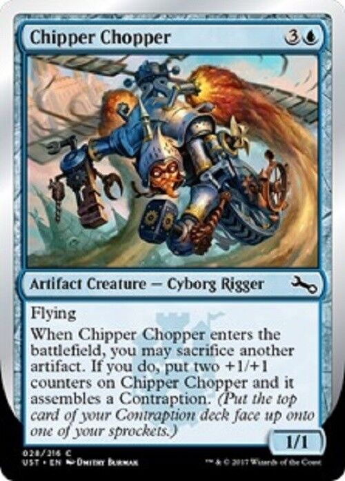 MTG 4x mtg Chipper Chopper Unstable cards Magic the Gathering NM