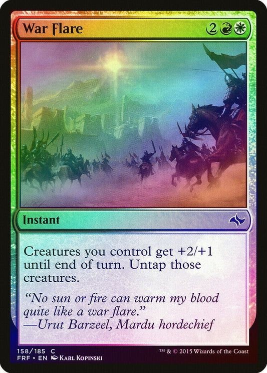 MTG MTG 1x War Flare Foil Fate Reforged Magic The Gathering