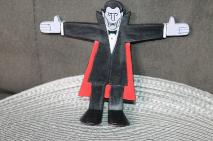 Vintage Vtg 1988 Frightful Bendables Dakin Monsters Dracula Figure Figurine Toy