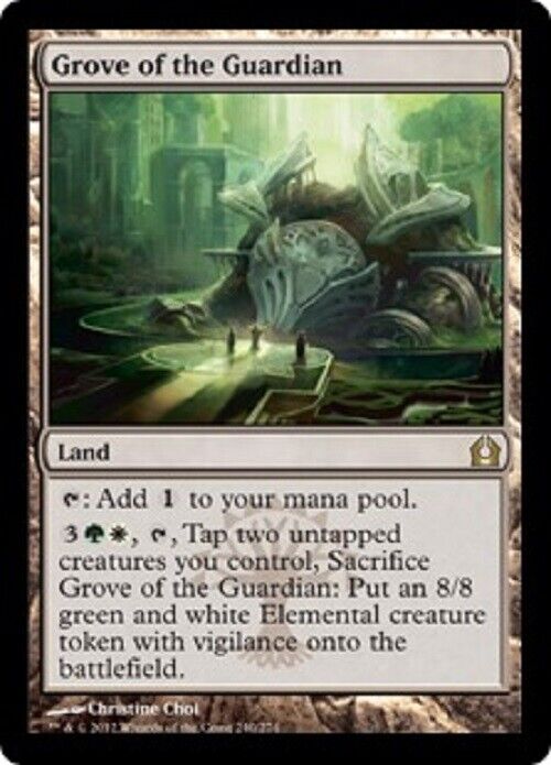 MTG MTG 1x  Grove of the Guardian Return to Ravnica  Magic The Gathering card