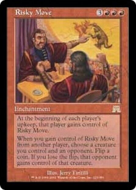 MTG 1x Risky Move Onslaught card MTG Magic the Gathering