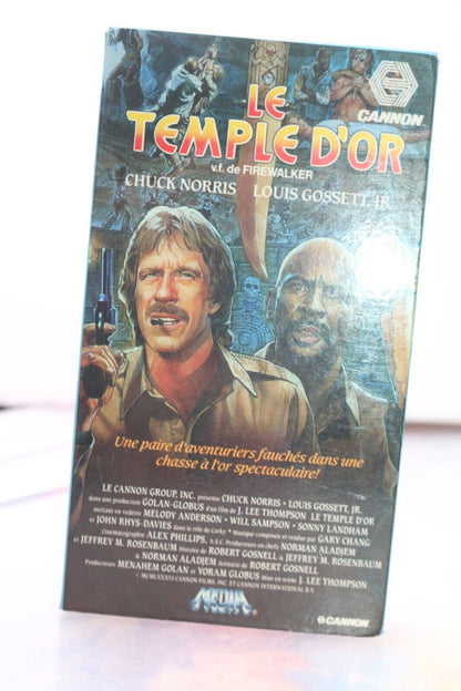 Firewalker (1986) Video Treasures Vhs Chuck Norris Movie Le Temple D'Or Français