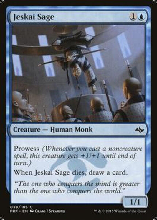 MTG MTG 1x Jeskai Sage Fate Reforged Foil MTG Magic card