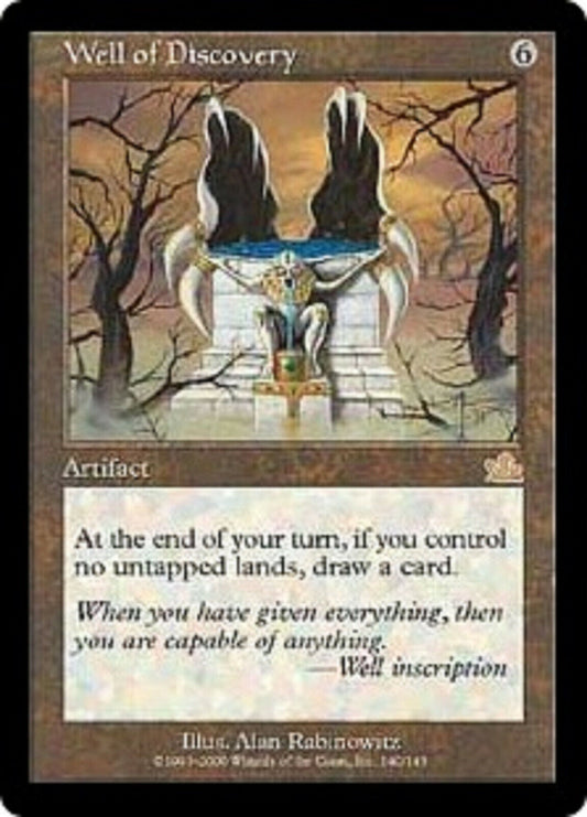 MTG 1x  Well of Discovery Prophecy card MTG Magic the Gathering