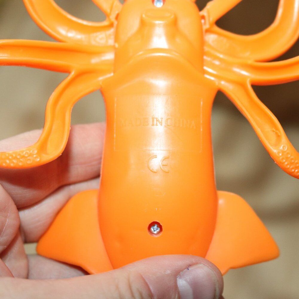 Orange Rare Giant Squid Chap Mei Action Figure Monster Doll Bootleg Toy