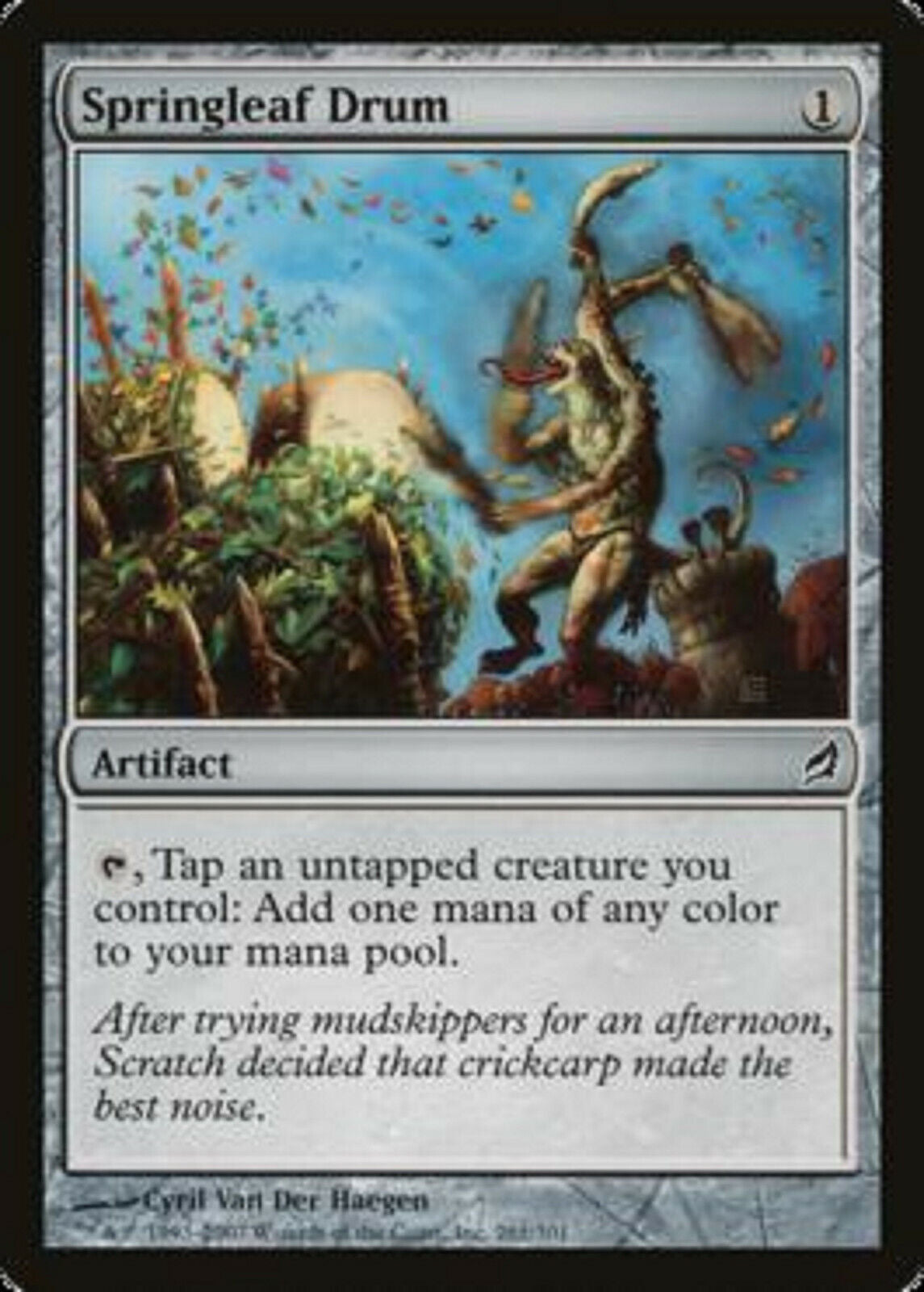 MTG MTG 1x Springleaf Drum Lorwyn  card Magic the gathering