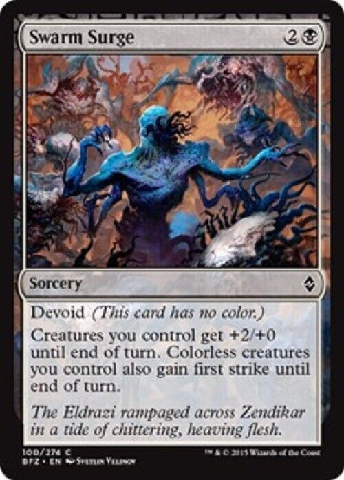 MTG 4x Swarm Surge Battle for Zendikar MTG Magic the Gathering card