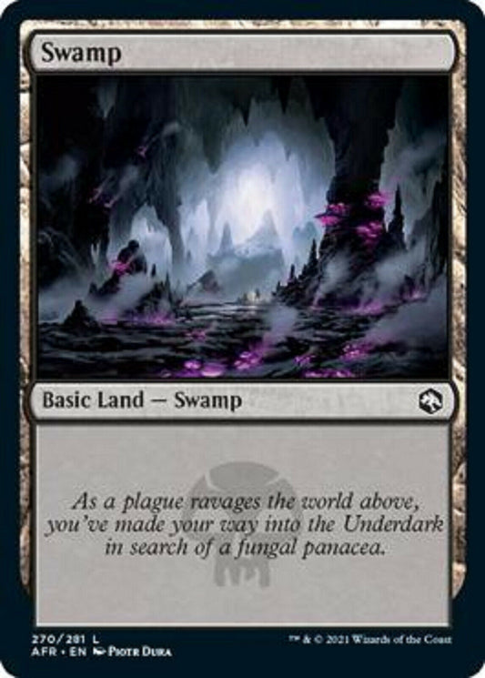 MTG MTG 4x Swamp 270 Adventures in the Forgotten Realms