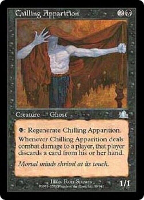 MTG MTG 1x Chilling Apparition Prophecy Cards Magic The Gathering