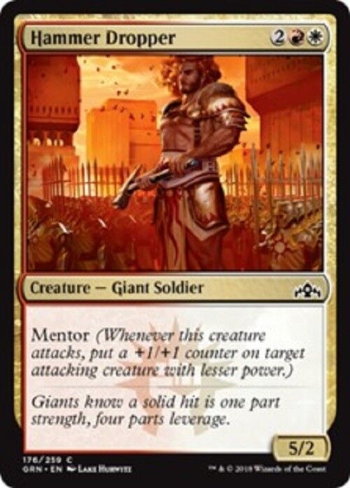 MTG 4x Hammer Dropper Guilds of Ravnica MTG Magic Gathering Card Commander Pauper