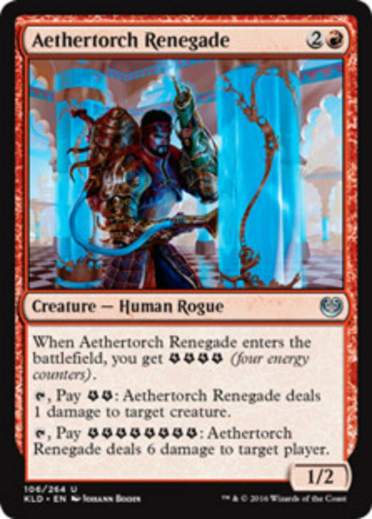 MTG 1x Aethertorch Renegade Kaladesh Magic the Gathering card Uncommun MTG