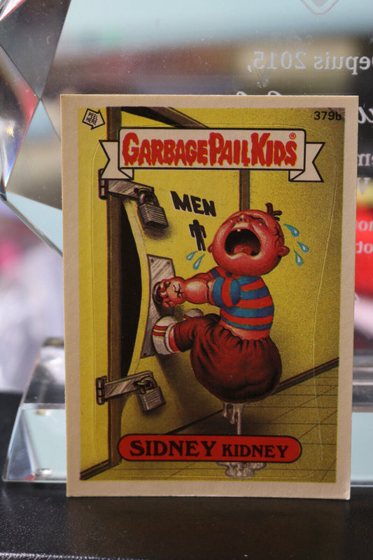 Garbage Pail Kids Sticker Sidney Kidney 379B Topps Trading Card 1987 B87 #2