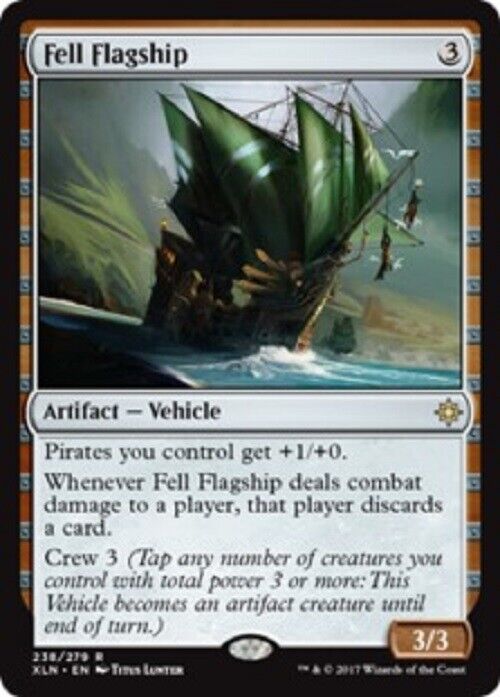 MTG MTG 1x Fell Flagship Ixalan   Card Magic The Gathering Commander