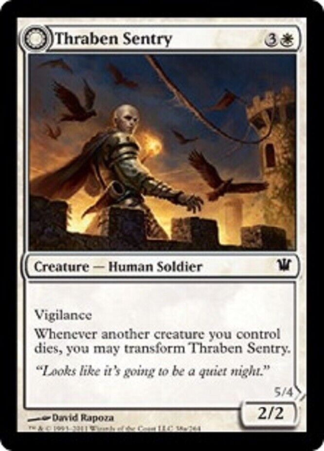 MTG 1x MTG  Thraben Sentry Innistrad  Card Magic the Gathering NM