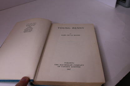 Young Renny Mazo De La Roche 1947 Machelan Toronto Canada Book Hardcover Vtg