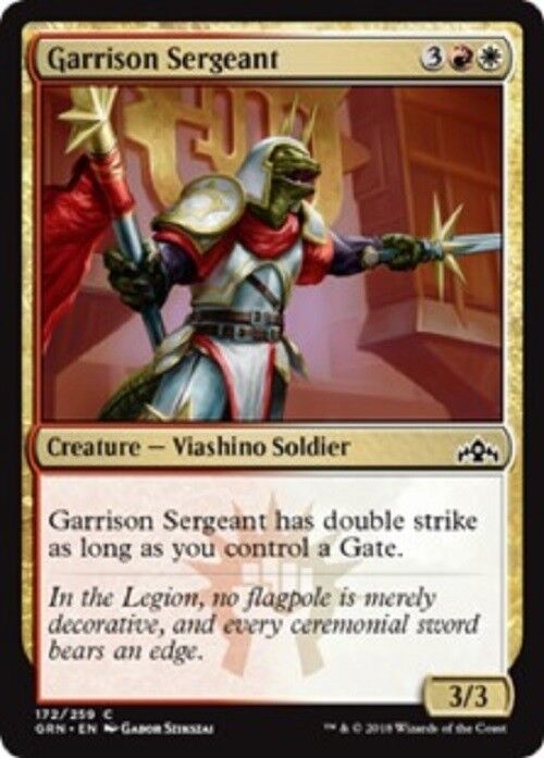 MTG 4x Garrison Sergeant Guilds of Ravnica MTG Magic Gathering Card Commander Pauper