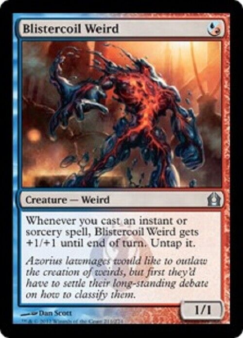 MTG MTG 1x Blistercoil Weird Return to Ravnica Card Magic The Gathering