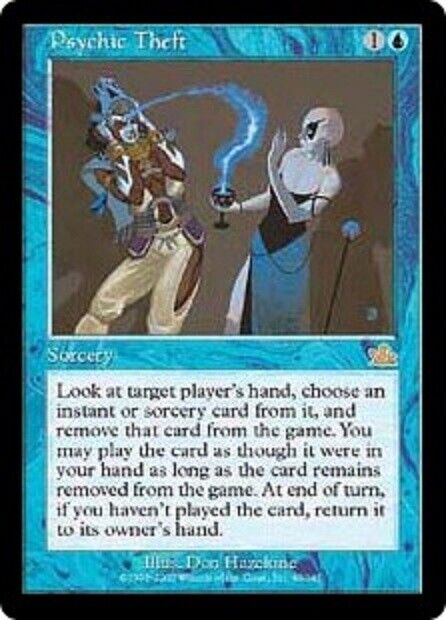 MTG 1x  Psychic Theft Prophecy  card MTG Magic the Gathering