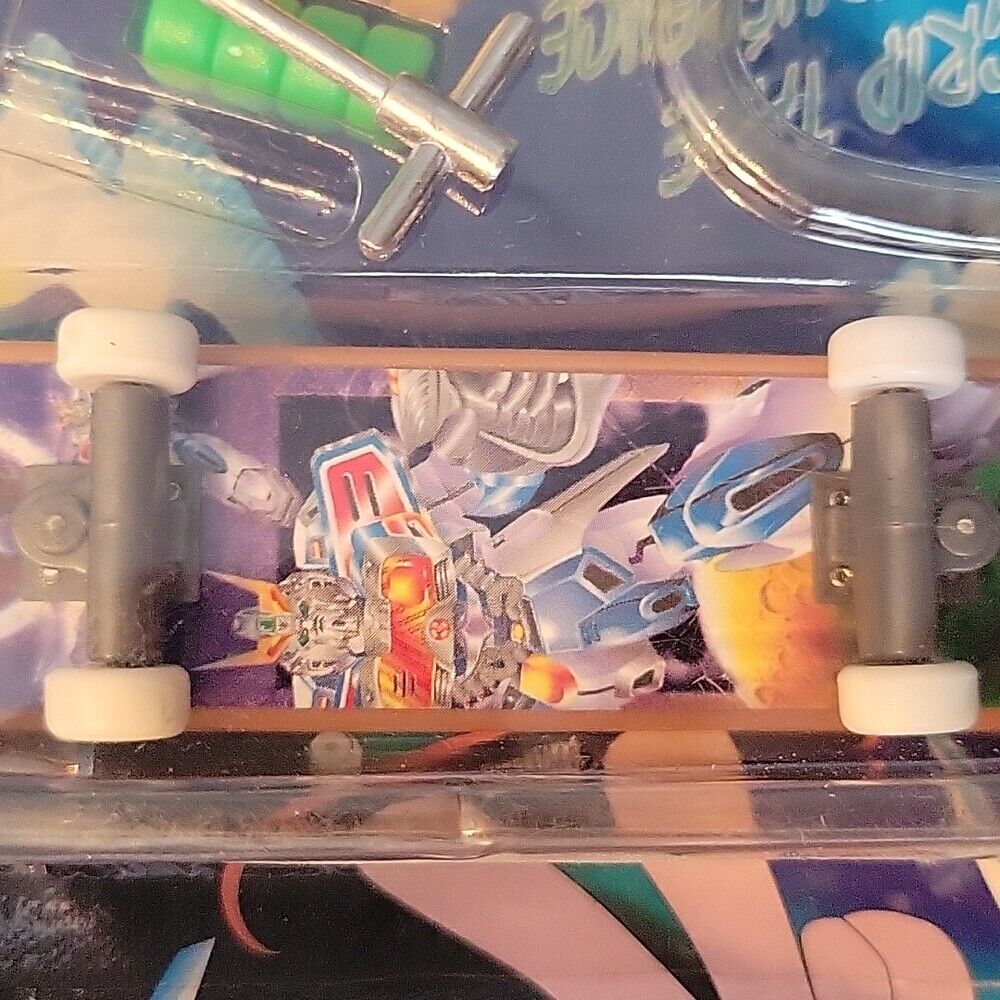 New Skill Skateboard Gundam Transformer Look Real Grip Tape & Tools Toys On Card