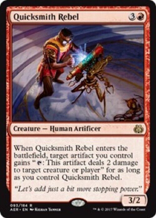 MTG 1x Quicksmith Rebel Aether Revolt Card MTG Magic the Gathering