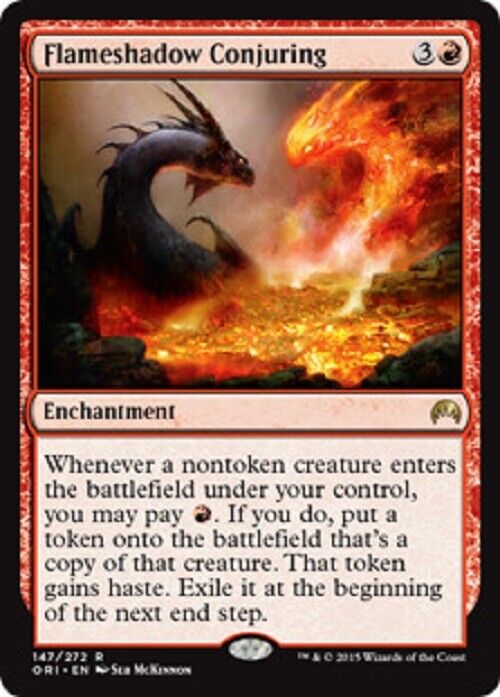 MTG 1x MTG Flameshadow Conjuring Magic Origins  Magic the Gathering Card