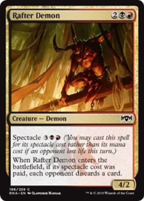 MTG MTG 4x Rafter Demon Ravnica Allegiance Cards Magic The Gathering  NM