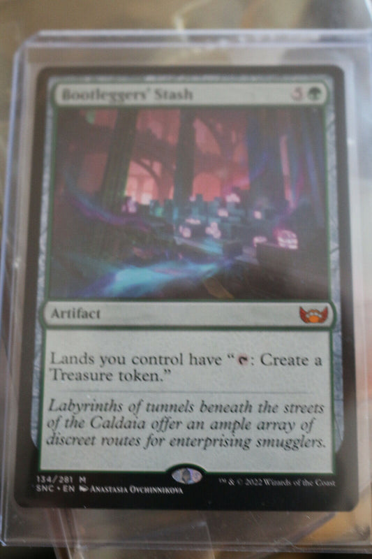 MTG MTG 1x Bootleggers' Stash Streets of New Capenna card Magic