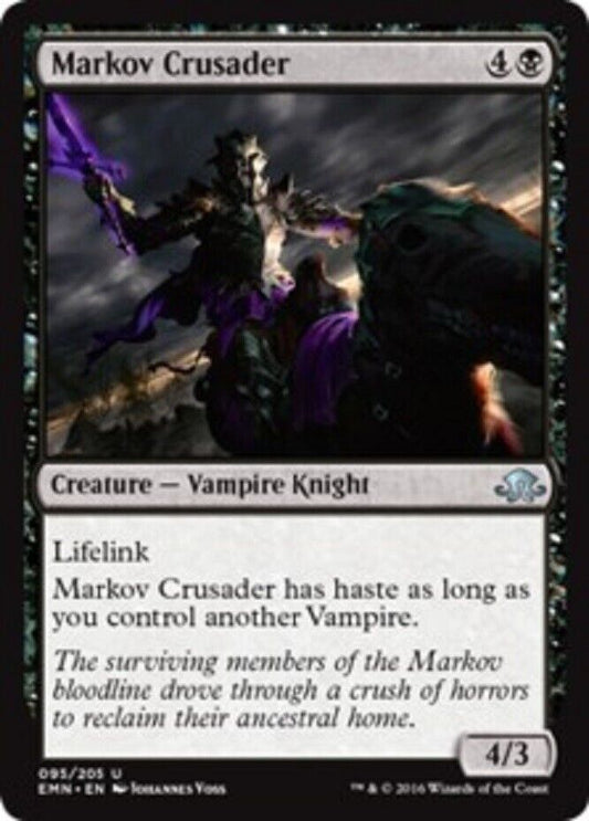 MTG 1x MTG Markov Crusader Eldritch Moon Card Magic the Gathering NM