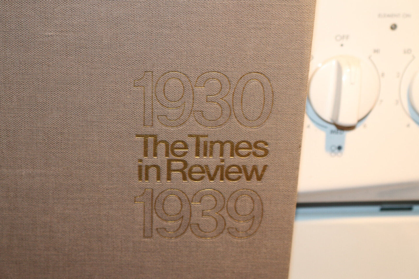 The New York Times Decade Heavylarge Book Times In Review 1930-1939 Vintage Rare