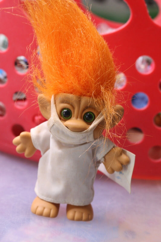 Russ Troll Doll Vintage Surgeon Doctor With Mask Scrubs 1990'S 7”