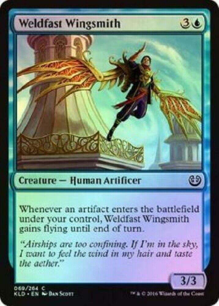 MTG MTG 1x  Weldfast Wingsmith Foil Kaladesh  Card Magic The Gathering