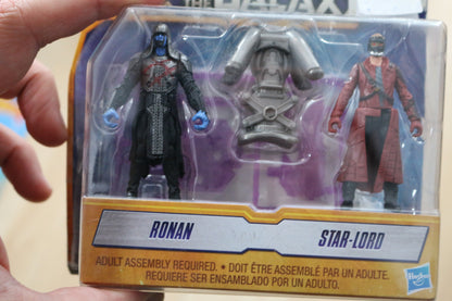 Marvel Guardians Of The Galaxy Starlord And Ronan Action Figure Twin Pack